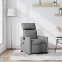 Sillón reclinable de masaje de tela gris claro de , Sillones - Ref: Foro24-374174, Precio: 194,33 €, Descuento: %