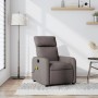 Sillón de masaje reclinable de tela gris taupé de , Sillones - Ref: Foro24-374181, Precio: 212,36 €, Descuento: %