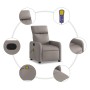 Sillón de masaje reclinable de tela gris taupé de , Sillones - Ref: Foro24-374181, Precio: 212,36 €, Descuento: %