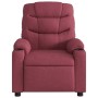 Sillón reclinable eléctrico tela rojo tinto de , Sillones - Ref: Foro24-3206630, Precio: 270,99 €, Descuento: %