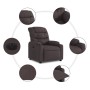 Sillón reclinable eléctrico tela marrón oscuro de , Sillones - Ref: Foro24-3206632, Precio: 253,07 €, Descuento: %