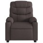 Sillón reclinable eléctrico tela marrón oscuro de , Sillones - Ref: Foro24-3206632, Precio: 253,07 €, Descuento: %