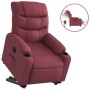 Sillón eléctrico reclinable elevable de tela rojo tinto de , Sillones - Ref: Foro24-3206666, Precio: 348,99 €, Descuento: %