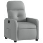 Electric recliner light gray fabric by , Armchairs - Ref: Foro24-3206777, Price: 217,01 €, Discount: %