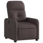 Sillón reclinable eléctrico tela marrón oscuro de , Sillones - Ref: Foro24-3206782, Precio: 236,46 €, Descuento: %