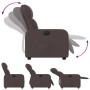 Dark Brown Fabric Electric Recliner by , Armchairs - Ref: Foro24-3206782, Price: 236,46 €, Discount: %