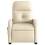 Sillón reclinable de masaje eléctrico tela color crema de , Sillones - Ref: Foro24-3206794, Precio: 260,25 €, Descuento: %