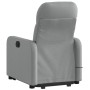 Sillón de masaje reclinable de pie de tela gris claro de , Sillones - Ref: Foro24-3206804, Precio: 248,99 €, Descuento: %