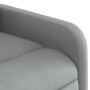 Sillón de masaje reclinable de pie de tela gris claro de , Sillones - Ref: Foro24-3206804, Precio: 248,99 €, Descuento: %