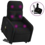 Black Fabric Liftable Massage Recliner by , Armchairs - Ref: Foro24-3206806, Price: 268,21 €, Discount: %