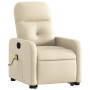 Cream Fabric Reclining Foot Massage Chair by , Armchairs - Ref: Foro24-3206812, Price: 278,02 €, Discount: %