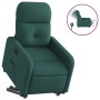 Sillón eléctrico reclinable elevable de tela verde oscuro de , Sillones - Ref: Foro24-3206819, Precio: 333,94 €, Descuento: %