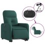 Sillón eléctrico reclinable elevable de tela verde oscuro de , Sillones - Ref: Foro24-3206819, Precio: 333,94 €, Descuento: %