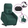 Sillón eléctrico reclinable elevable de tela verde oscuro de , Sillones - Ref: Foro24-3206819, Precio: 333,94 €, Descuento: %