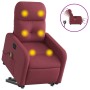 Sillón de masaje elevable eléctrico tela rojo tinto de , Sillones - Ref: Foro24-3206825, Precio: 320,03 €, Descuento: %