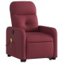 Sillón de masaje elevable eléctrico tela rojo tinto de , Sillones - Ref: Foro24-3206825, Precio: 320,03 €, Descuento: %