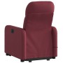 Sillón de masaje elevable eléctrico tela rojo tinto de , Sillones - Ref: Foro24-3206825, Precio: 320,03 €, Descuento: %