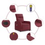 Sillón de masaje reclinable eléctrico tela rojo tinto de , Sillones - Ref: Foro24-3206693, Precio: 231,33 €, Descuento: %