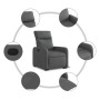 Dark Gray Fabric Liftable Recliner by , Armchairs - Ref: Foro24-3206700, Price: 259,35 €, Discount: %