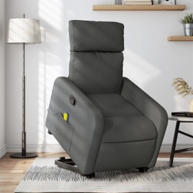 Silla de masaje reclinable de pie de tela gris oscuro de , Sillones - Ref: Foro24-3206709, Precio: 244,99 €, Descuento: %