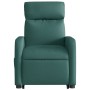 Silla de masaje reclinable de pie de tela verde oscura de , Sillones - Ref: Foro24-3206714, Precio: 263,99 €, Descuento: %