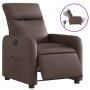 Sillón reclinable eléctrico de cuero sintético marrón de , Sillones - Ref: Foro24-3206737, Precio: 242,36 €, Descuento: %