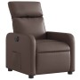 Sillón reclinable eléctrico de cuero sintético marrón de , Sillones - Ref: Foro24-3206737, Precio: 242,36 €, Descuento: %