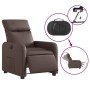 Sillón reclinable eléctrico de cuero sintético marrón de , Sillones - Ref: Foro24-3206737, Precio: 242,36 €, Descuento: %