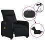 Black synthetic leather electric reclining massage chair by , Armchairs - Ref: Foro24-3206742, Price: 232,73 €, Discount: %