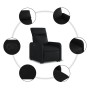 Sillón reclinable elevable cuero artificial negro de , Sillones - Ref: Foro24-3206749, Precio: 273,97 €, Descuento: %