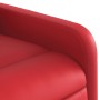 Sillón reclinable de masaje de pie cuero artificial rojo de , Sillones - Ref: Foro24-3206761, Precio: 278,83 €, Descuento: %