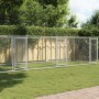 Hundekäfig mit Türen aus grau verzinktem Stahl 8x2x1,5 m von , Hundehütten und Zäune - Ref: Foro24-3209575, Preis: 490,76 €, ...