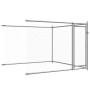 Dog cage with doors gray galvanized steel 8x2x1.5 m by , Dog kennels and fences - Ref: Foro24-3209575, Price: 466,85 €, Disco...