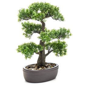 Emerald Mini artificial ficus bonsai in brown pot 43 cm by Emerald, artificial flora - Ref: Foro24-435904, Price: 71,83 €, Di...