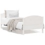 White pine wood bed frame with headboard 90x200 cm by , Beds and slatted bases - Ref: Foro24-842567, Price: 108,31 €, Discoun...