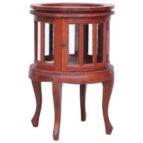 Solid brown mahogany wood display cabinet 50x50x76 cm by vidaXL, Side tables - Ref: Foro24-283843, Price: 172,78 €, Discount: %