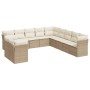 11-piece garden sofa set with beige synthetic rattan cushions by , Garden sets - Ref: Foro24-3249717, Price: 968,13 €, Discou...