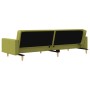 Sofá cama de 2 plazas con dos almohadas tela verde de , Sofás - Ref: Foro24-375905, Precio: 251,34 €, Descuento: %