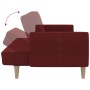 2-Sitzer-Schlafsofa aus rotem Stoff von , Sofas - Ref: Foro24-375790, Preis: 245,93 €, Rabatt: %