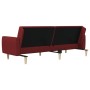 2 seater sofa bed red fabric by , Sofas - Ref: Foro24-375790, Price: 245,93 €, Discount: %