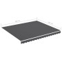 Replacement fabric for anthracite gray awning 4x3.5 m by , Awnings - Ref: Foro24-311948, Price: 64,55 €, Discount: %