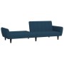 2-Sitzer-Schlafsofa aus blauem Samt von , Sofas - Ref: Foro24-375857, Preis: 242,99 €, Rabatt: %