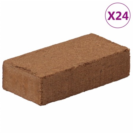 Kokosfaserblöcke 24 Einheiten à 650 g, insgesamt 15,6 kg von , Erde und Sand - Ref: Foro24-155728, Preis: 45,85 €, Rabatt: %