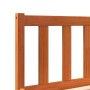 Wax brown solid pine wood bed frame 90x190 cm by , Beds and slatted bases - Ref: Foro24-844802, Price: 65,76 €, Discount: %