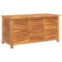 Solid acacia wood garden storage box 113x50x56 cm by , Outdoor storage boxes - Ref: Foro24-365841, Price: 188,18 €, Discount: %