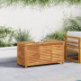 Solid acacia wood garden storage box 113x50x56 cm by , Outdoor storage boxes - Ref: Foro24-365841, Price: 188,18 €, Discount: %