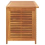 Solid acacia wood garden storage box 113x50x56 cm by , Outdoor storage boxes - Ref: Foro24-365841, Price: 188,18 €, Discount: %