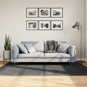 Short-haired Scandinavian-style IZA anthracite rug 140x200 cm by , Rugs - Ref: Foro24-375429, Price: 85,51 €, Discount: %