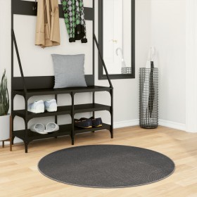 Short hair Scandinavian style rug IZA anthracite Ø 100 cm by , Rugs - Ref: Foro24-375434, Price: 34,99 €, Discount: %