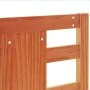 Wax brown solid pine wood bed headboard 135 cm by , Headboards and footboards - Ref: Foro24-844333, Price: 50,29 €, Discount: %